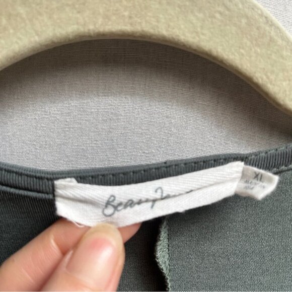 Beau Jours lager loose drapey button cardigan Sz XL - Picture 7 of 12